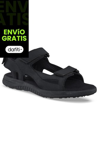 Sandalias Casuales Kratos Negro Croydon Para Hombre Croydon