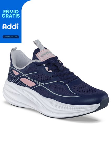 Tenis Running Xudok Azul Osc Croydon Para Mujer