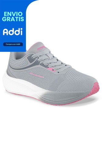 Tenis Running Felin Gris Croydon Para Mujer Croydon