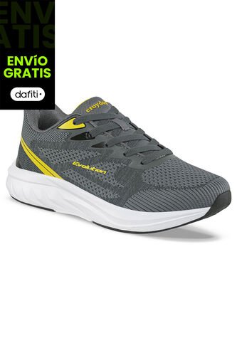 Tenis Running Grib Gris Para Hombre Croydon Croydon