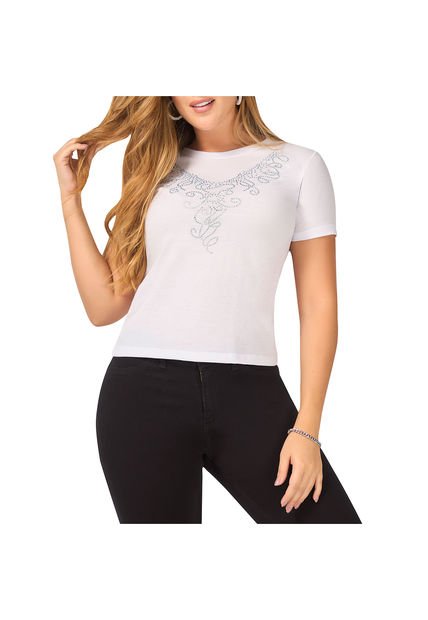 Blusa Asia Blanco Para Mujer Croydon