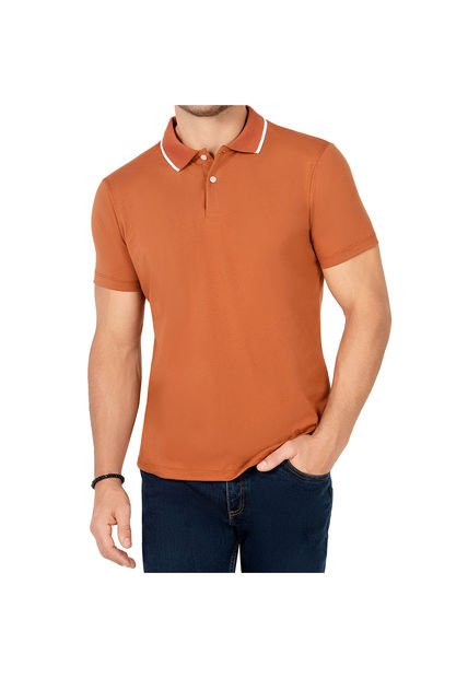 Camiseta Polo Lucas Terracota Para Hombre Croydon