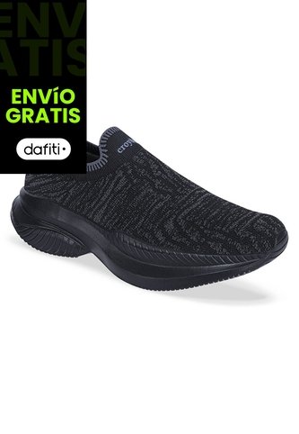 Tenis Para Caminar Tapif Negro-Negro Croydon Para Mujer Croydon