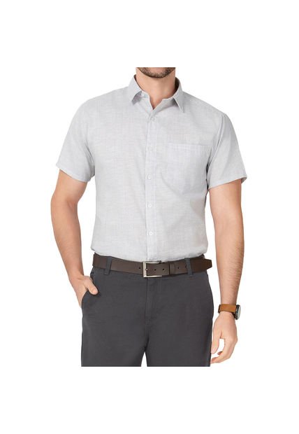 Camisa Marco Gris Para Hombre Croydon
