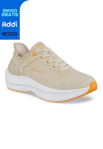 Tenis Running Racod Beige Croydon Para Mujer Croydon