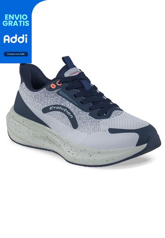 Tenis Running Vebar Gris Croydon Para Hombre Croydon