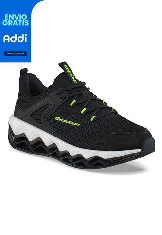 Tenis Running Wuhop Negro Croydon Para Hombre Croydon