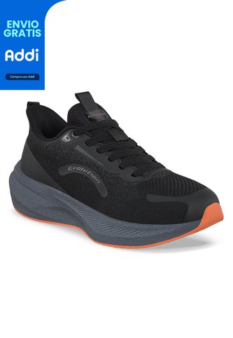Tenis Running Vebar Negro Croydon Para Hombre Croydon