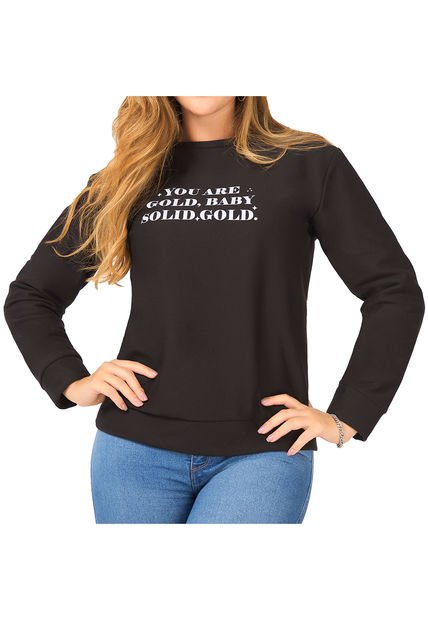 Buzo Gold Negro Para Mujer Croydon