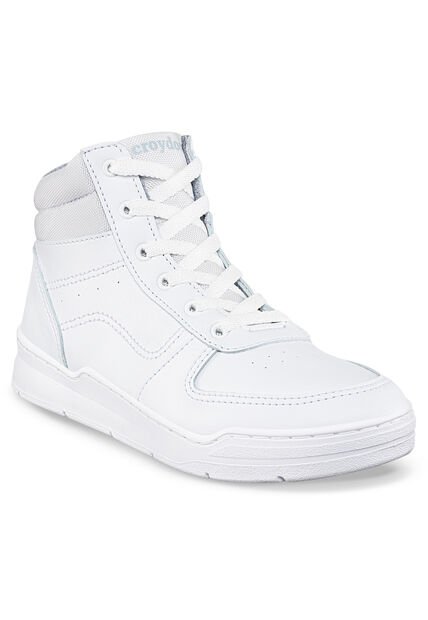 Tenis Colegio Roblo Bota Jr-2 Blanco Croydon Para Niño Y Niña