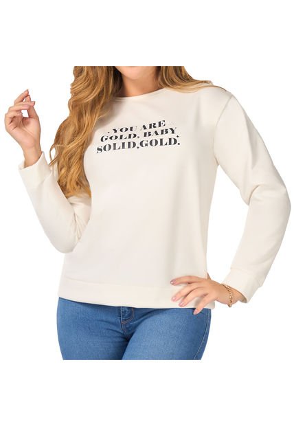 Buzo Gold Blanco Para Mujer Croydon