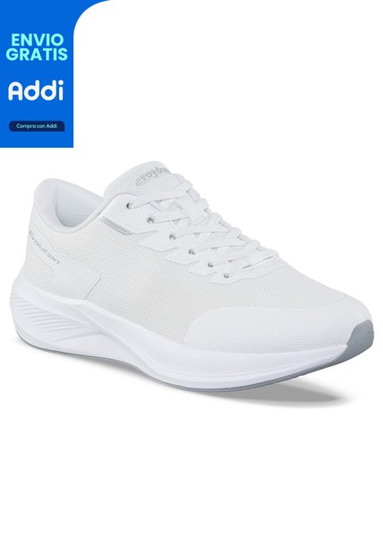 Tenis Running Patuf Blanco Croydon Para Mujer