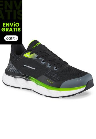 Tenis Running Viura Negro Para Hombre Croydon Croydon
