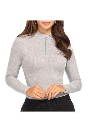 Buzo Erika Gris Para Mujer Croydon