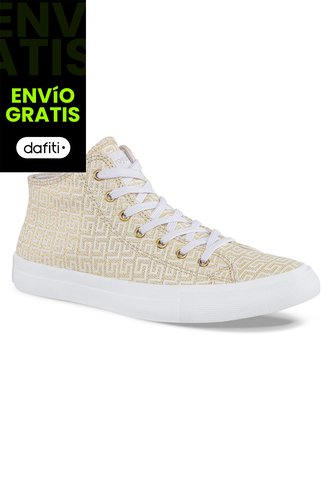 Botines Ania Alto Oro Para Mujer Croydon Croydon