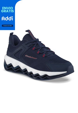 Tenis Running Wuhop Azul Osc Croydon Para Hombre Croydon