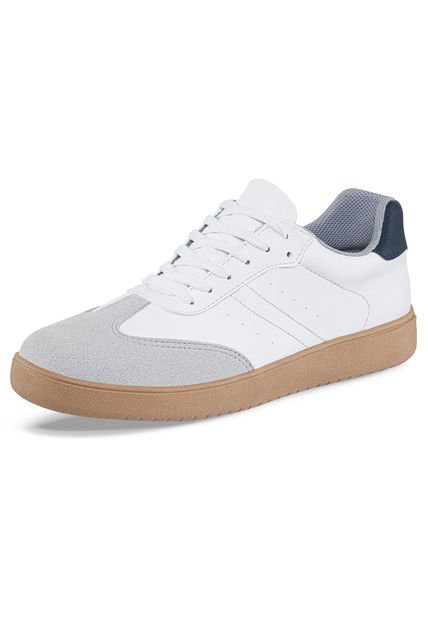 Tenis Kameko Blanco-Azul Para Hombre Croydon