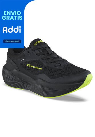 Tenis Running Zimon Negro Croydon Para Hombre Croydon