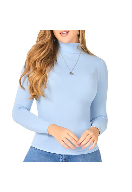 Blusa Iron Azul Claro Para Mujer Croydon