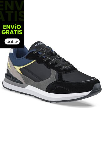Tenis Urbanos Finox Negro Para Hombre Croydon Croydon