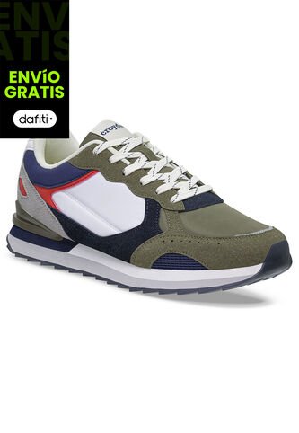 Tenis Urbanos Finox Blanco-M.Color Para Hombre Croydon Croydon