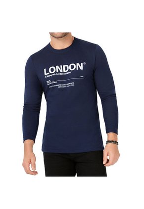 Camibuzo Matt Azul Marino Para Hombre Croydon