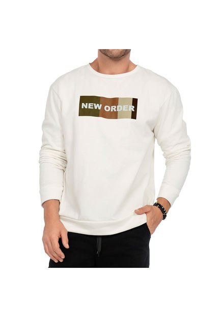 Buzo New Order Marfil Para Hombre Croydon