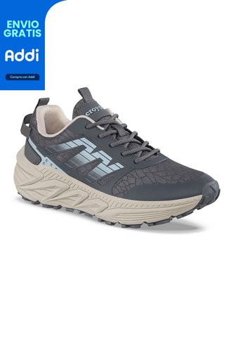Tenis Trail Running Nigov Gris Croydon Para Hombre Croydon