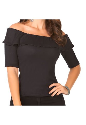 Blusa Adara Negro Para Mujer Croydon Croydon