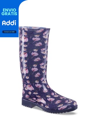 Botas Lluvia Hotaru Azul Croydon Para Mujer Croydon