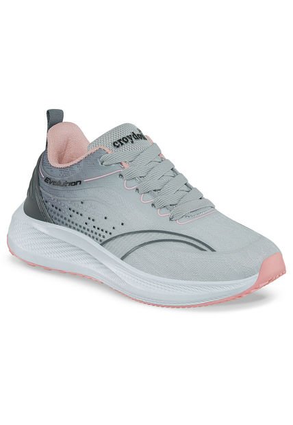 Tenis Running Sotta Gris Para Niña Croydon