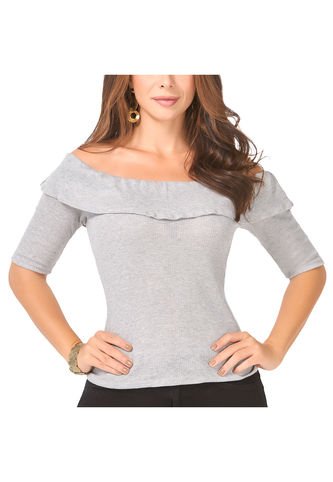 Blusa Adara Gris Para Mujer Croydon Croydon