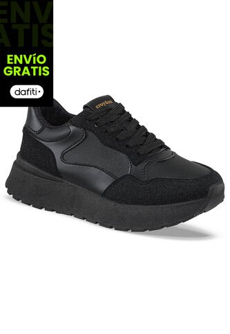 Tenis Urbanos Agatha Negro Para Mujer Croydon Croydon