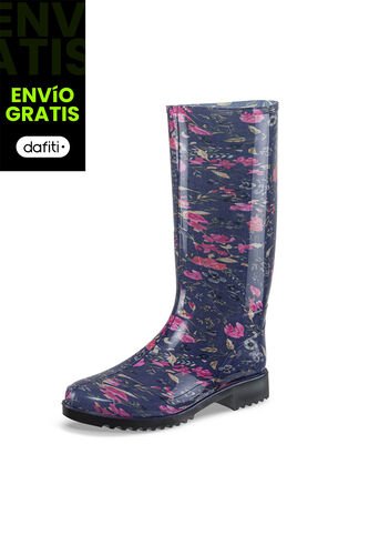 Botas Lluvia Nurul Azul Para Mujer Croydon Croydon