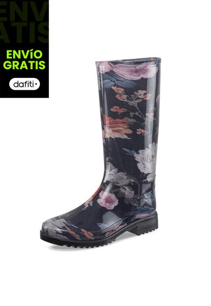 Botas Lluvia Samiya Negro Para Mujer Croydon