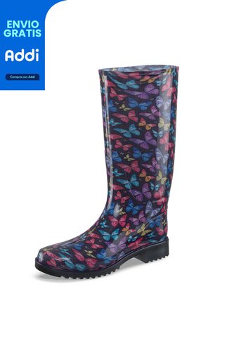 Botas Lluvia Sora Negro Croydon Para Mujer Croydon