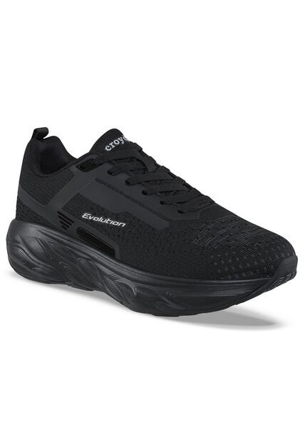 Tenis Running Ynav Negro-Negro Croydon Para Hombre