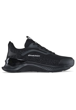 Tenis Running Habar Negro-Negro Croydon Para Hombre