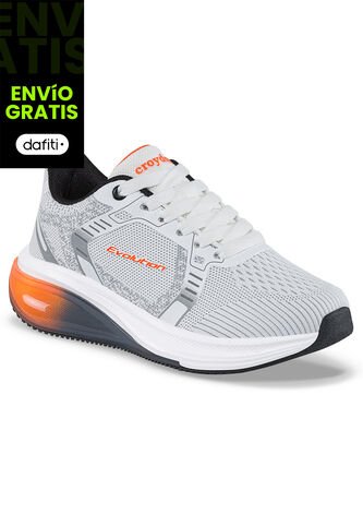 Tenis Running Yalton Blanco-Nar Para Niño Croydon Croydon