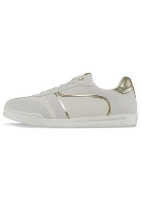 Tenis Urbanos Alegra Beige-Oro Croydon Para Mujer