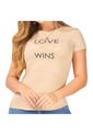 Camiseta Juliana Caqui Para Mujer Croydon de Croydon