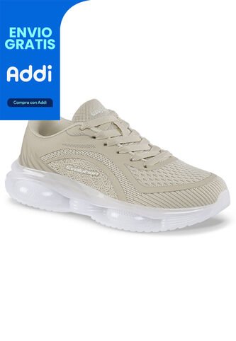 Tenis Running Lumo Beige Croydon Para Mujer Croydon