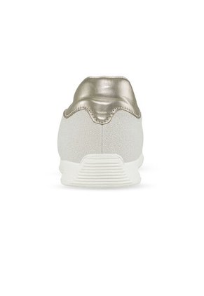 Tenis Urbanos Alegra Beige-Oro Croydon Para Mujer