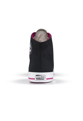 Botines Bubbie Alto Negro Croydon Para Niña