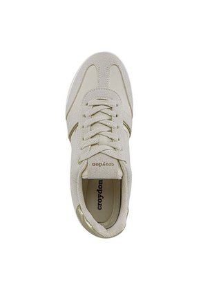 Tenis Urbanos Alegra Beige-Oro Croydon Para Mujer