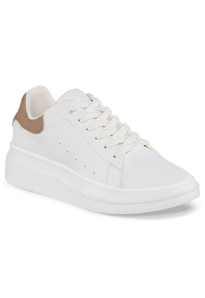 Tenis Urbanos Bera Blanco-Café Croydon Para Mujer