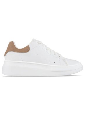 Tenis Urbanos Bera Blanco-Café Croydon Para Mujer