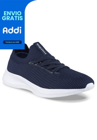 Tenis Para Caminar Floxs Azul Osc Croydon Para Mujer Croydon