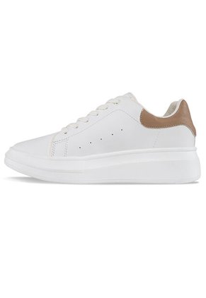 Tenis Urbanos Bera Blanco-Café Croydon Para Mujer