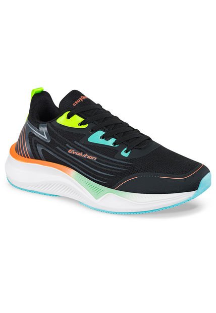 Tenis Running Fitol Negro Para Hombre Croydon